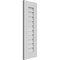 Ekena Millwork Vertical Surface Mount PVC Gable Vent: Functional, w/ 3-1/2"W x 1"P Standard Frame, 12"W x 34"H GVPVE12X3401SF - alternate 2